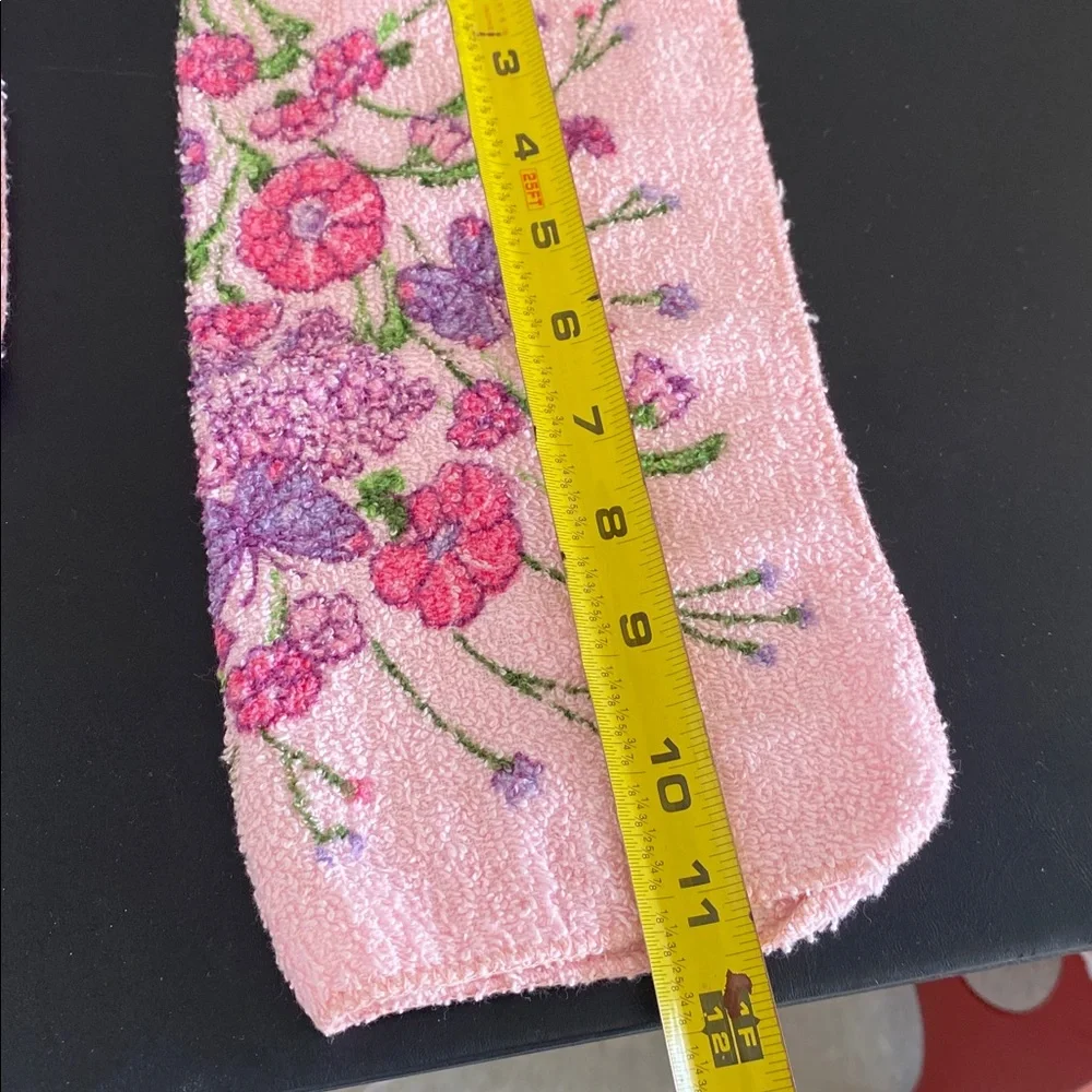 Vintage pastel Dundee Washcloths 100% cotton, Made In USA 2 Piece
